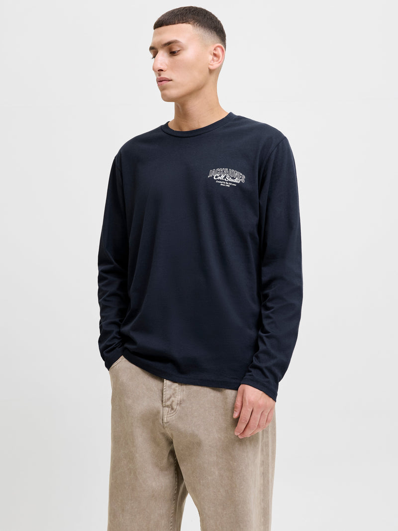 Maglietta in Cotone Manica Lunga 12278510 - T-SHIRT & POLO