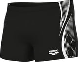 MEN’S SWIM SHORT GRAPHIC BLACK-WHITE 75. 007621_510