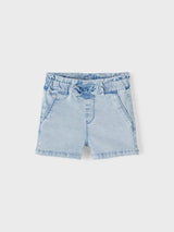 NMFBELLA REG DNM SHORTS 7780-YB D 13214418 - Light Blue