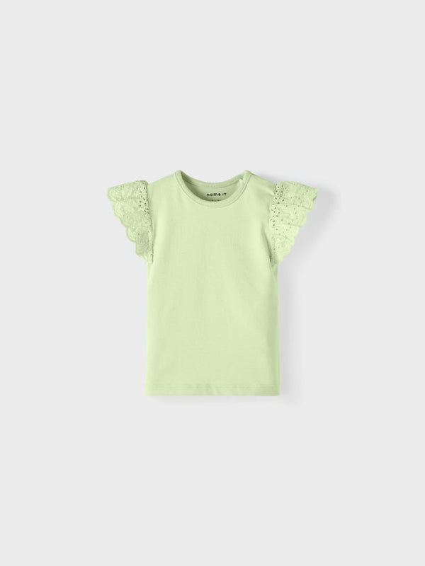 NBFDAMMIE SS TOP 13215202 - Lime Cream / 56 - ABBIGLIAMENTO