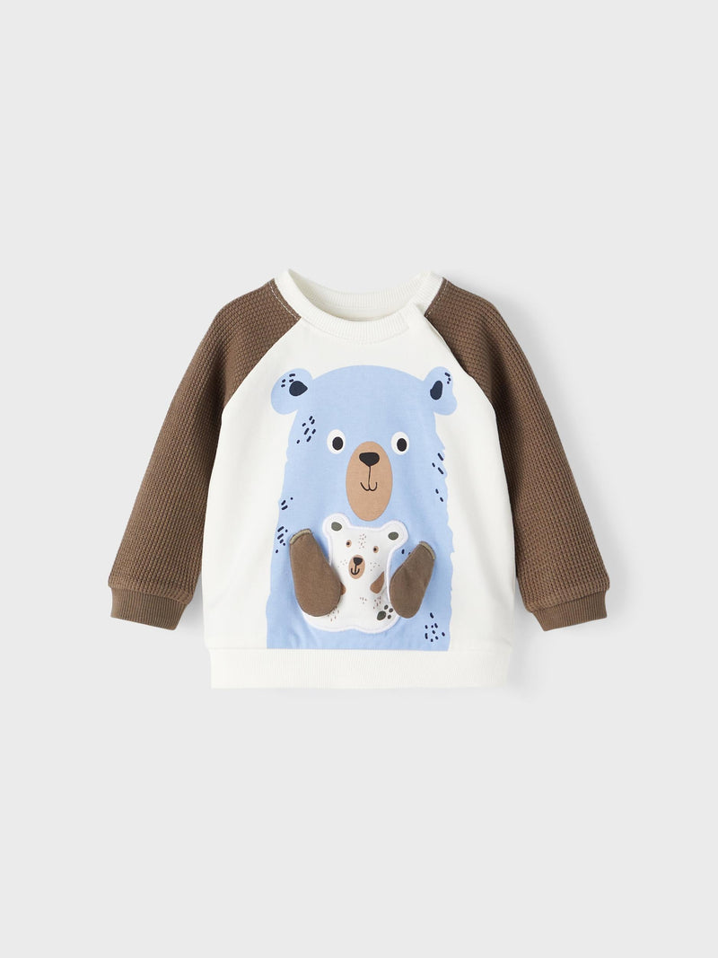 NBMNOEL LS SWEAT 13206872 - 80 / Morel - ABBIGLIAMENTO BABY