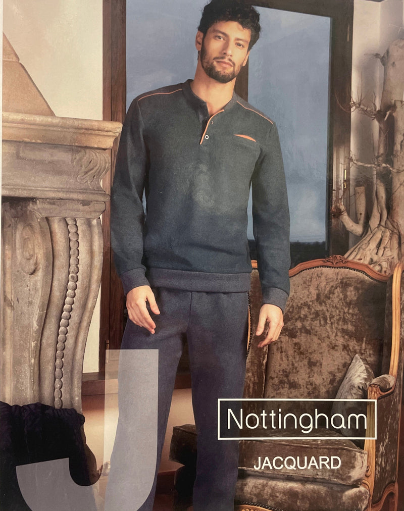 Nottingham Pigiama Uomo Punto Milano. PG 41346 - Verde / S