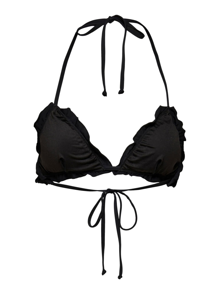 ONLANDREA RUFFLE TIE BIKINI TOP 15250846 - BLACK / XS - 