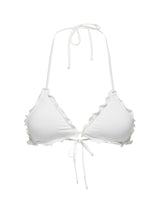 ONLANDREA RUFFLE TIE BIKINI TOP 15250846 - Cloud Dancer / XS