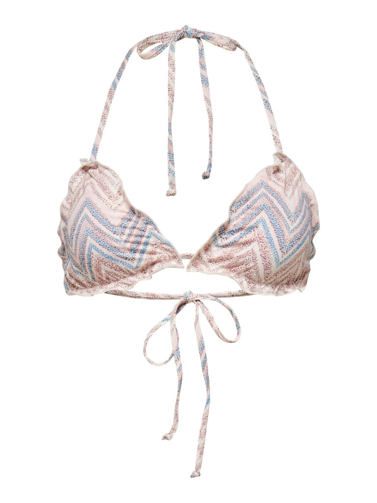 ONLANDREA RUFFLE TIE BIKINI TOP 15250846 - Mink SOULZIG ZAG 