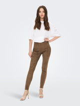 ONLJENNIE FAUX SUEDE LEGGING CC OTW 15261028 - COGNAC / L- -