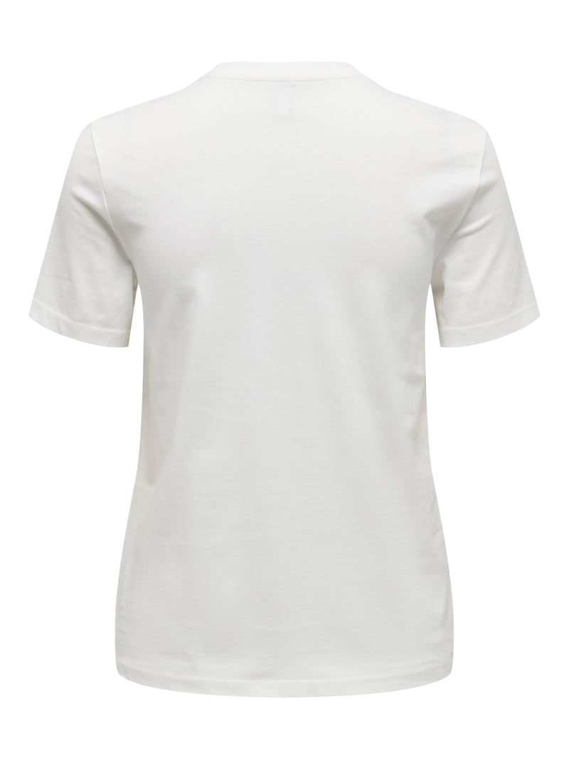 ONLJOLLY LIFE S/S REG PEARL TOP JRS 15356167 T SHIRT & TOP
