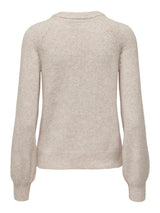 ONLLAUREN LIFE LS O-NECK BUTTON KNT 15327661 - MAGLIERIA &