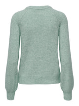 ONLLAUREN LIFE LS O-NECK BUTTON KNT 15327661 - MAGLIERIA &