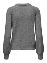 ONLLAUREN LIFE LS O-NECK BUTTON KNT 15327661 - MAGLIERIA &