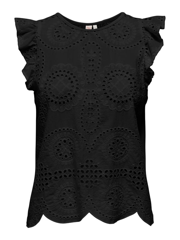 ONLMARGA ZINDY LIFE CAPSLEEVE TOP WVN 15319153 - T-SHIRT &