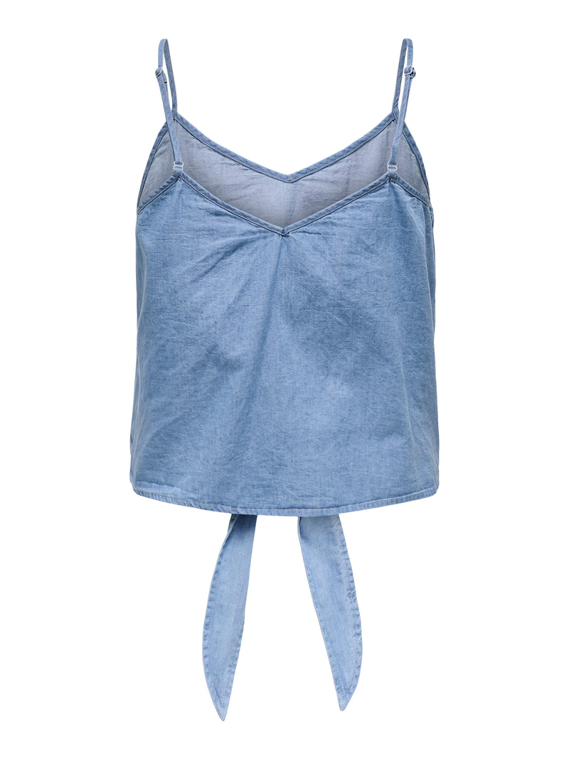 ONLNOVA AZURE KNOT SINGLET PTM 15343004 - T-SHIRT & TOP