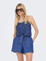 ONLNOVA AZURE KNOT SINGLET PTM 15343004 - T-SHIRT & TOP