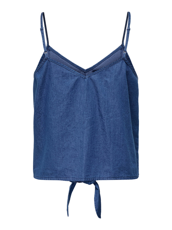 ONLNOVA AZURE KNOT SINGLET PTM 15343004 - T-SHIRT & TOP