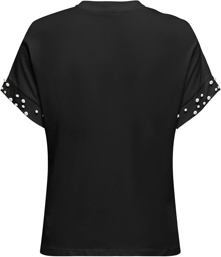 ONLOLIVIA LIFE S/S LOOSE O-NECK TOP JRS 15346733 - T-SHIRT