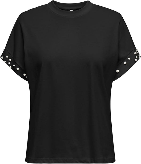ONLOLIVIA LIFE S/S LOOSE O-NECK TOP JRS 15346733 - T-SHIRT