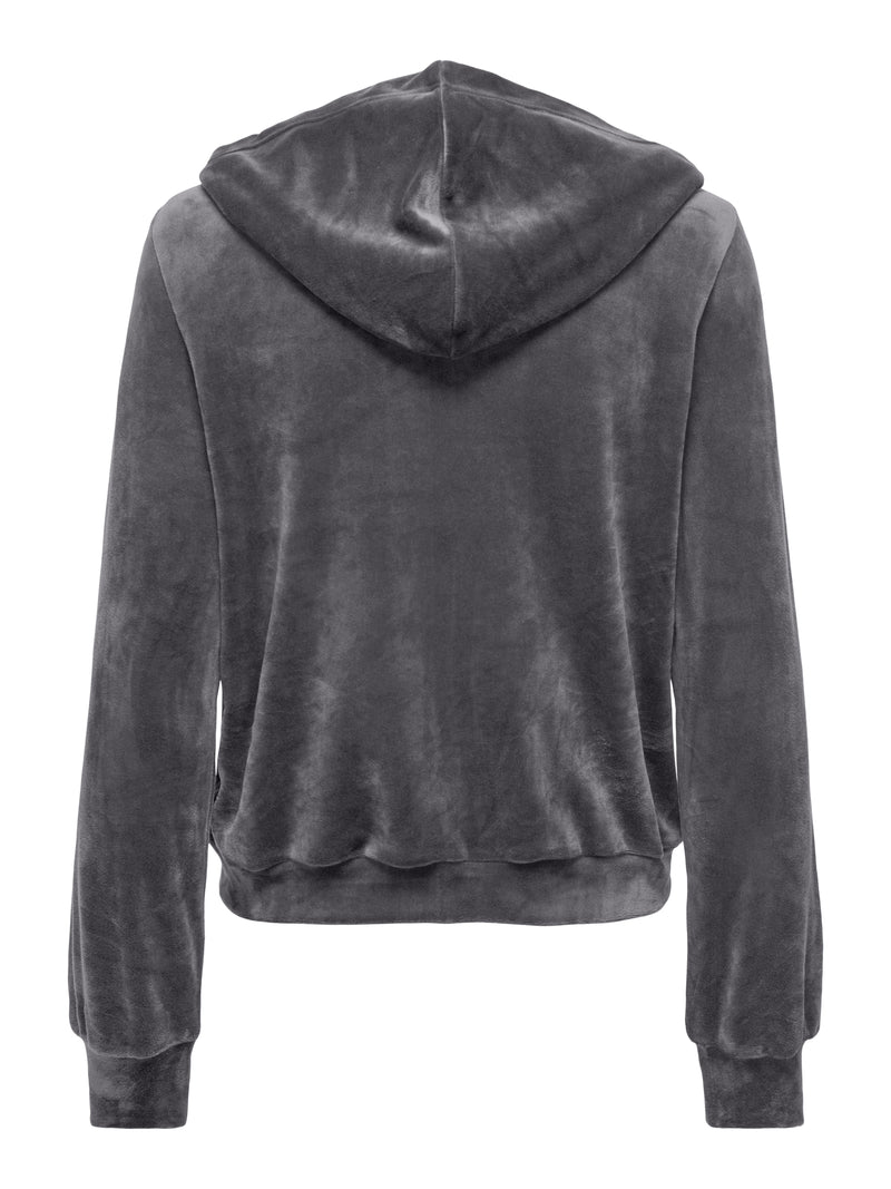 ONLREBEL L/S ZIP HOOD SWT 15299670 - MAGLIERIA & FELPE