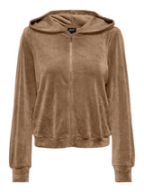 ONLREBEL L/S ZIP HOOD SWT 15299670 - MAGLIERIA & FELPE