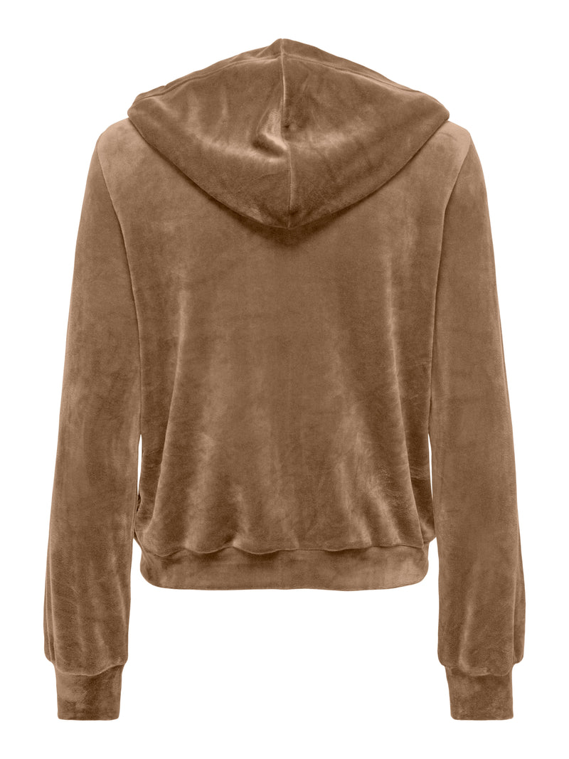 ONLREBEL L/S ZIP HOOD SWT 15299670 - MAGLIERIA & FELPE