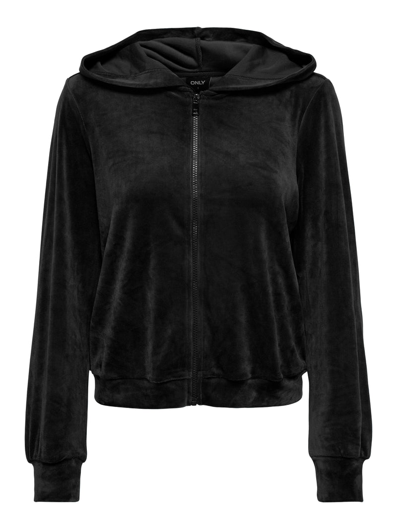ONLREBEL L/S ZIP HOOD SWT 15299670 - MAGLIERIA & FELPE