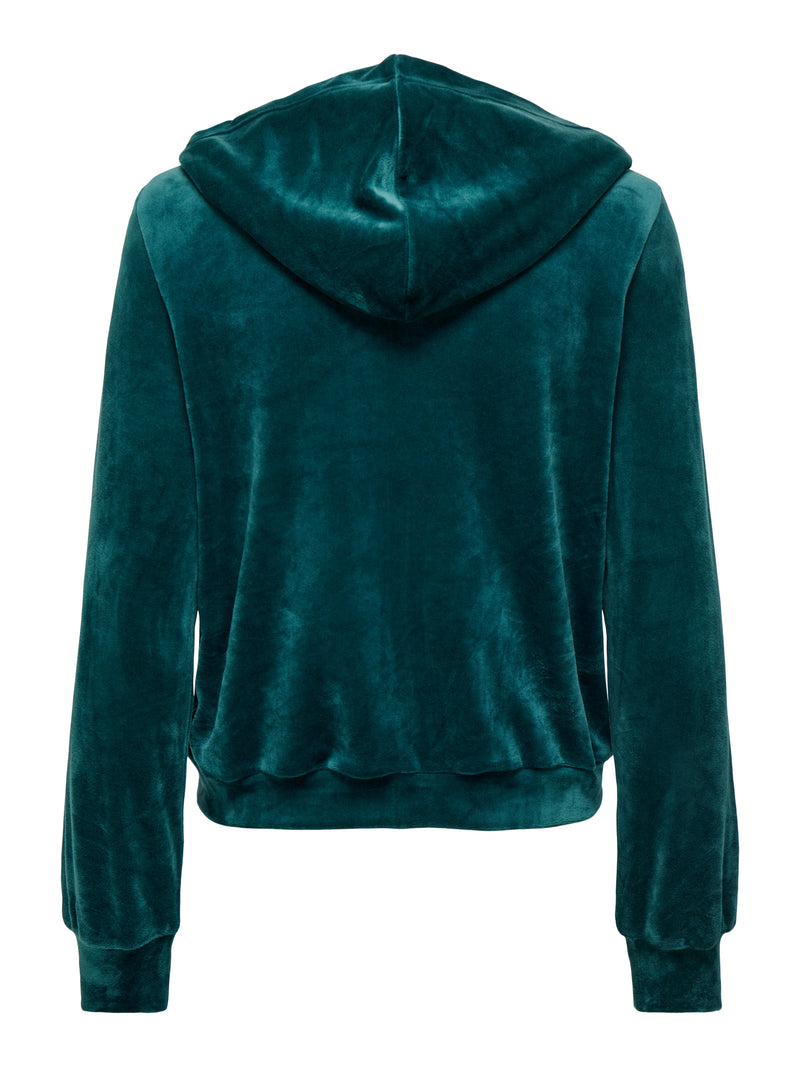 ONLREBEL L/S ZIP HOOD SWT 15299670 - MAGLIERIA & FELPE