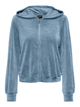 ONLREBEL L/S ZIP HOOD SWT 15299670 - MAGLIERIA & FELPE