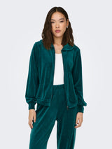 ONLREBEL L/S ZIP HOOD SWT 15299670 - MAGLIERIA & FELPE