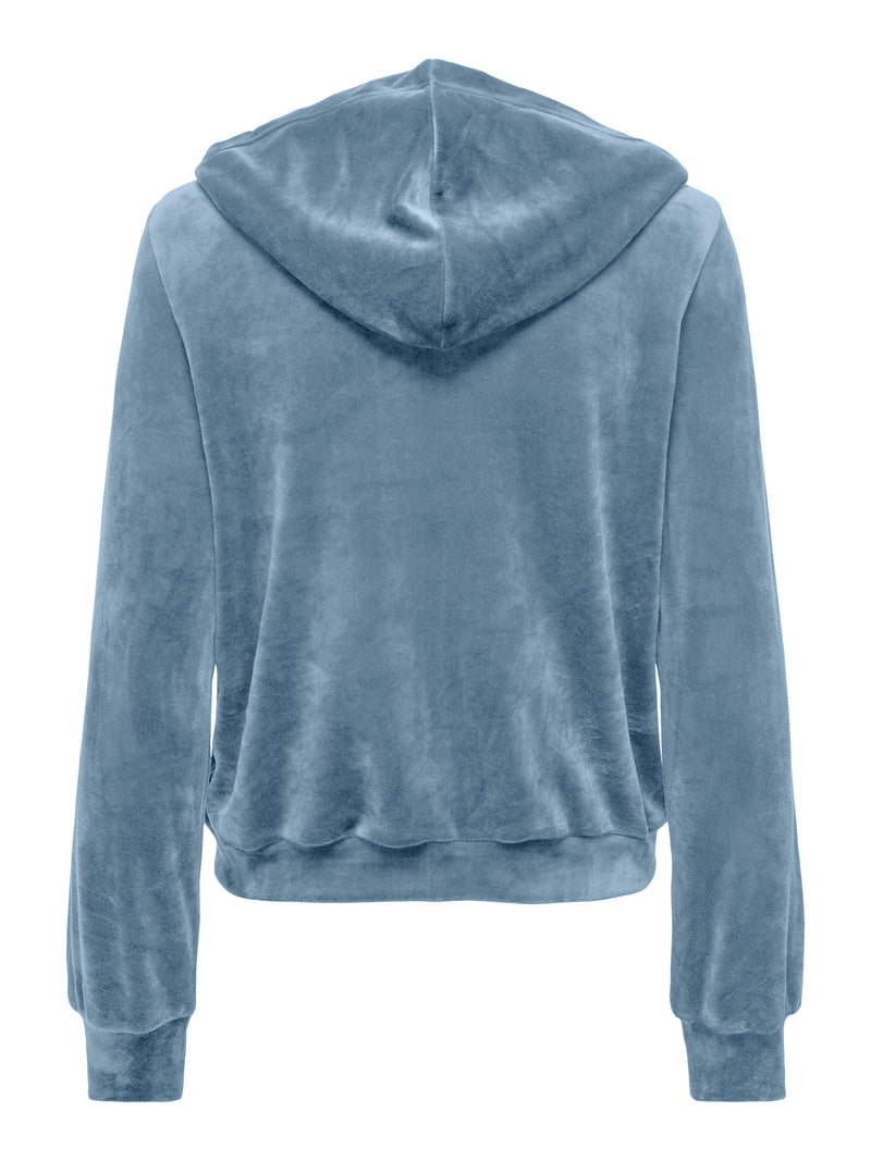 ONLREBEL L/S ZIP HOOD SWT 15299670 - MAGLIERIA & FELPE
