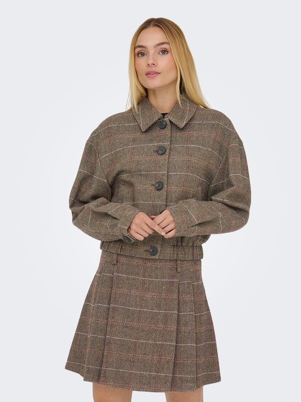 ONLRICCA LIFE CHECK JACKET OTW 15356760 - GIACCA DONNA