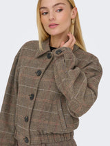 ONLRICCA LIFE CHECK JACKET OTW 15356760 - GIACCA DONNA
