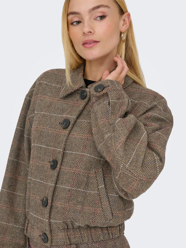 ONLRICCA LIFE CHECK JACKET OTW 15356760 - GIACCA DONNA