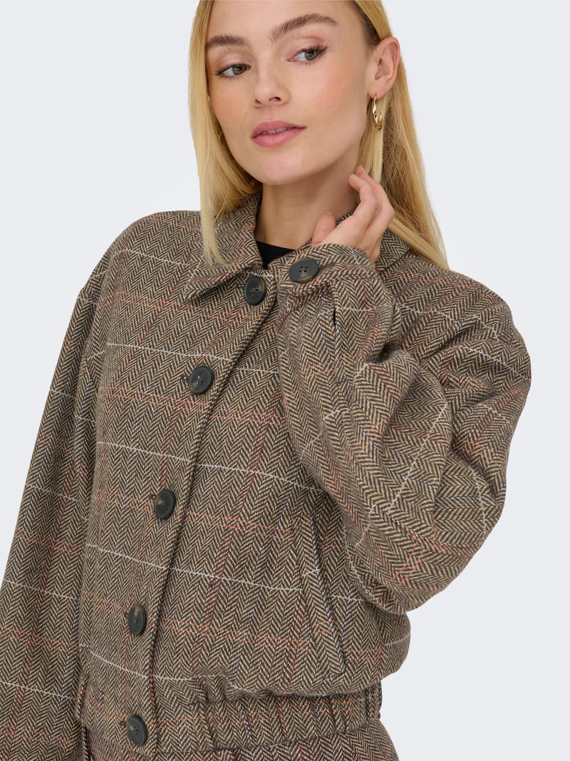 ONLRICCA LIFE CHECK JACKET OTW 15356760 - GIACCA DONNA
