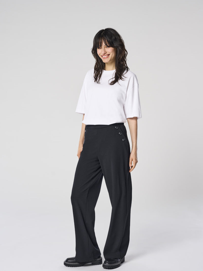 ONLRINA LIFE BUTTON PANT JRS NOOS 15355593 PANTALONE DONNA