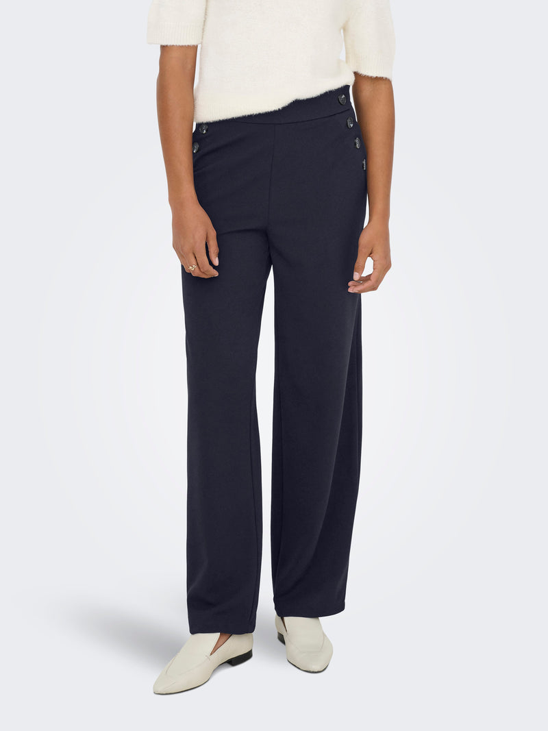 ONLRINA LIFE BUTTON PANT JRS NOOS 15355593 PANTALONE DONNA