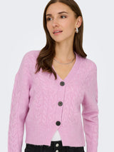 ONLRIO LIFE LS CABLE CARDIGAN KNT 15352216 - MAGLIERIA &