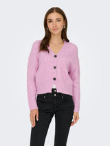 ONLRIO LIFE LS CABLE CARDIGAN KNT 15352216 - MAGLIERIA &