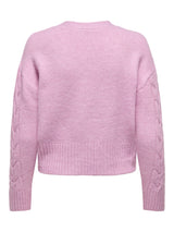 ONLRIO LIFE LS CABLE CARDIGAN KNT 15352216 - MAGLIERIA &