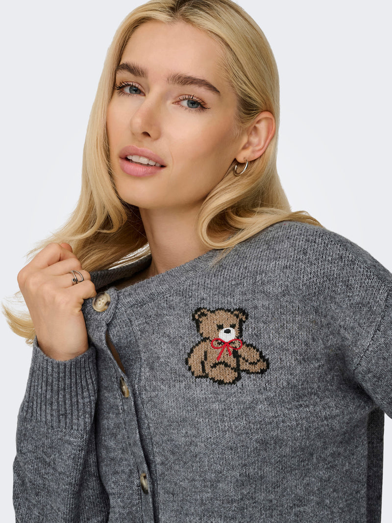 ONLTEDDY LS CARDIGAN EX KNT 15357743 MAGLIERIA & FELPE