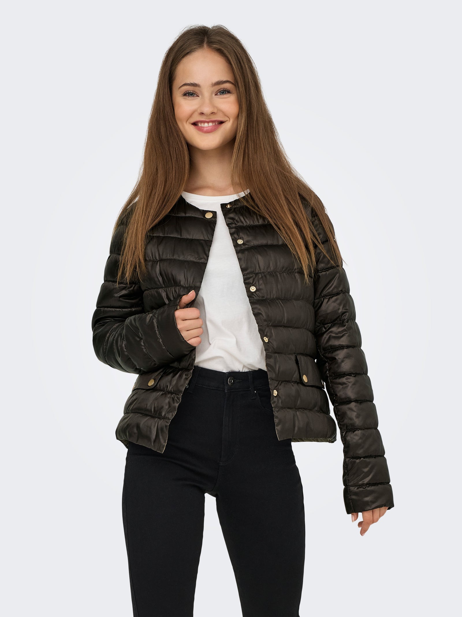 ONLY Giacca Corta Onlmira Life Nancy OTW Con Cappuccio E Tasche – Modello Urbano E Versatile Per Donna