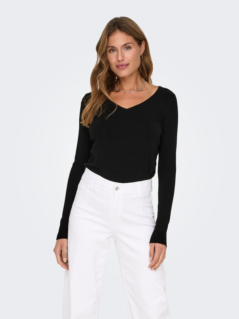 ONLVENICE LIFE LS VNECK PULLO KNT NOOS 15333990 MAGLIERIA &