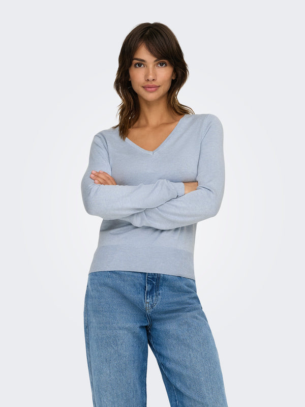 ONLVENICE LIFE LS VNECK PULLO KNT NOOS 15333990 MAGLIERIA &