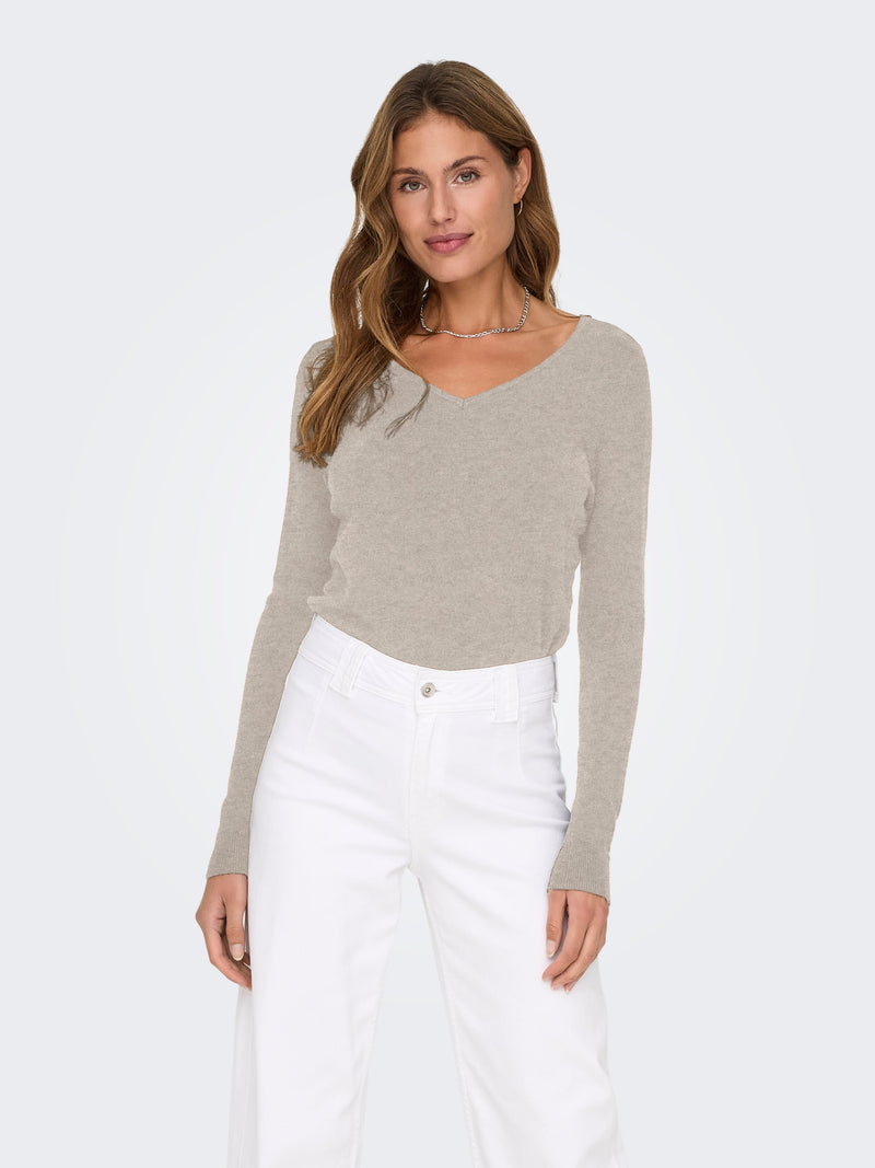 ONLVENICE LIFE LS VNECK PULLO KNT NOOS 15333990 MAGLIERIA &