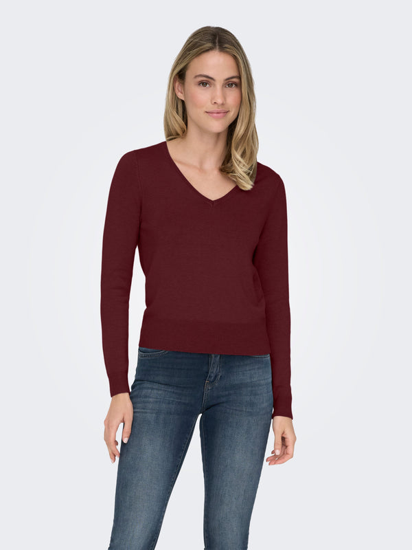 ONLVENICE LIFE LS VNECK PULLO KNT NOOS 15333990 MAGLIERIA &