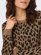 ONLVIENNA LS JQ LEO O NECK CC KNT 15347876 MAGLIERIA &