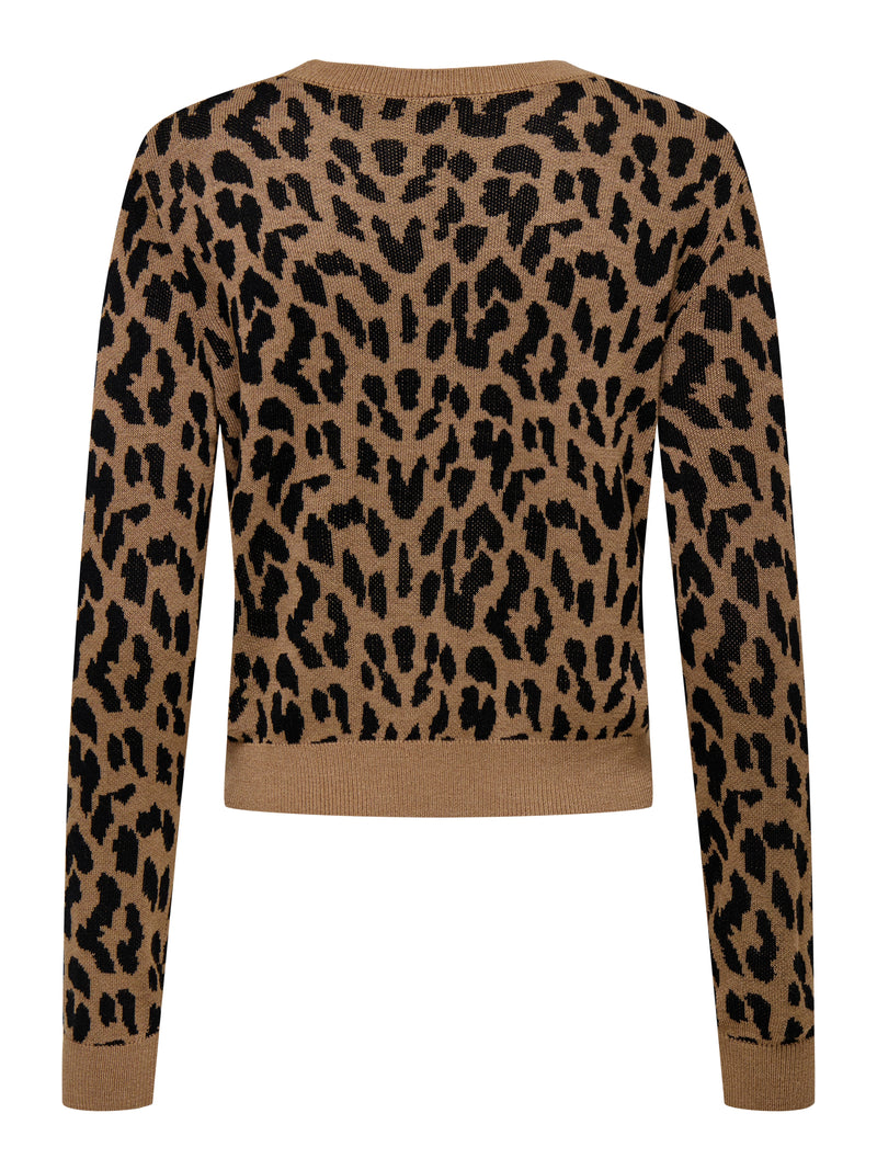 ONLVIENNA LS JQ LEO O NECK CC KNT 15347876 MAGLIERIA &