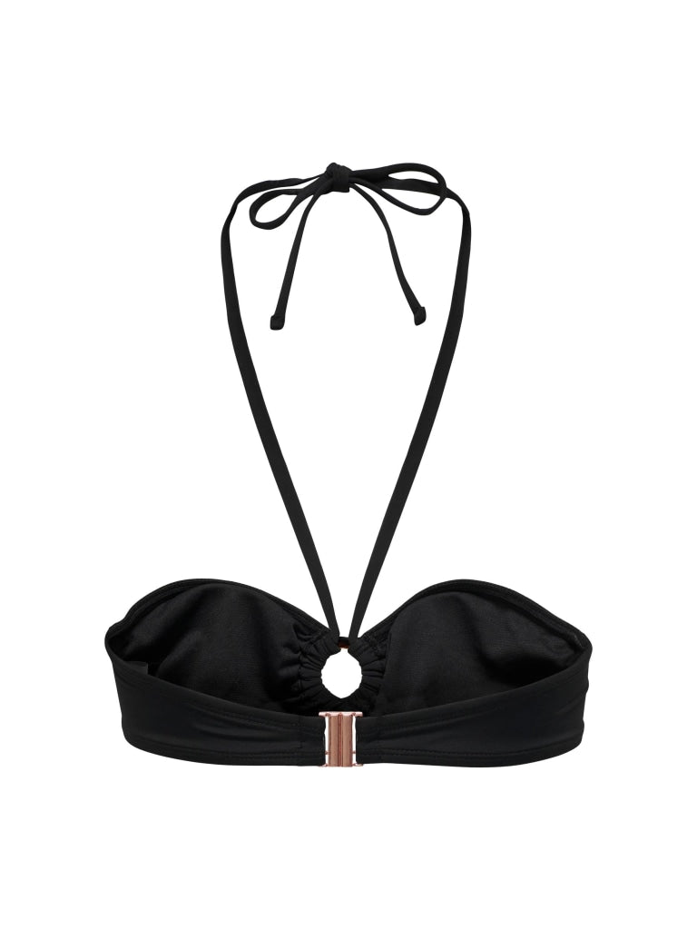 ONLJULIETTE RING BANDEAU BIKINI TOP 15282619 - BLACK / XS -