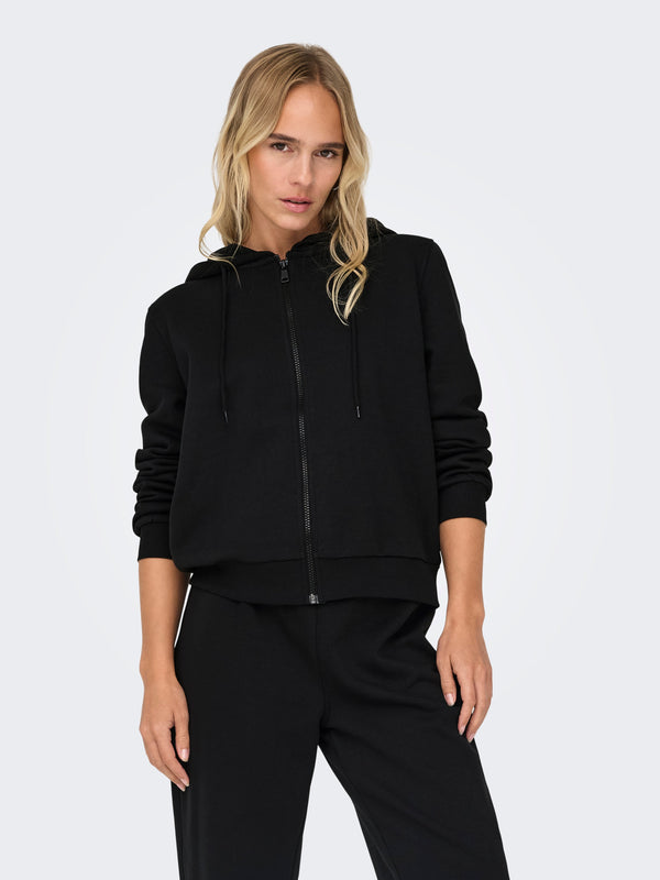 ONLBELLA L/S HOOD CC SWT NOOS 15326712 - BLACK / XS