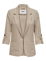 ONLCARO 3/4 UNLINED BLAZER CC TLR 15312199 - Oxford Tan