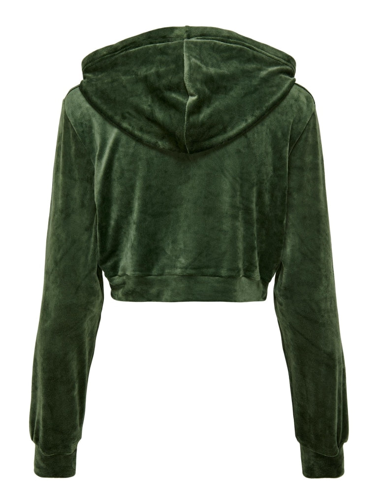 ONLREBEL L/S CROPPED ZIP HOOD SWT 15302591 - MAGLIERIA &