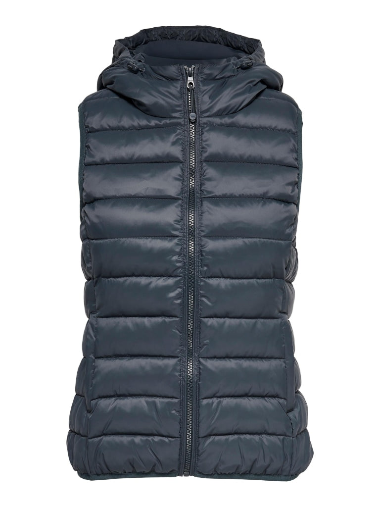 ONLNEWTAHOE HOOD WAISTCOAT OTW NOOS 15205760 - India Ink / 